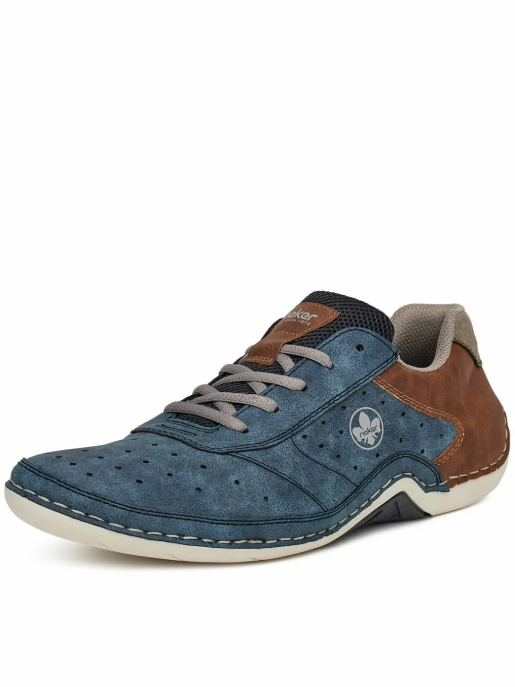 Scarpe basse 07506-16 Blu scuro