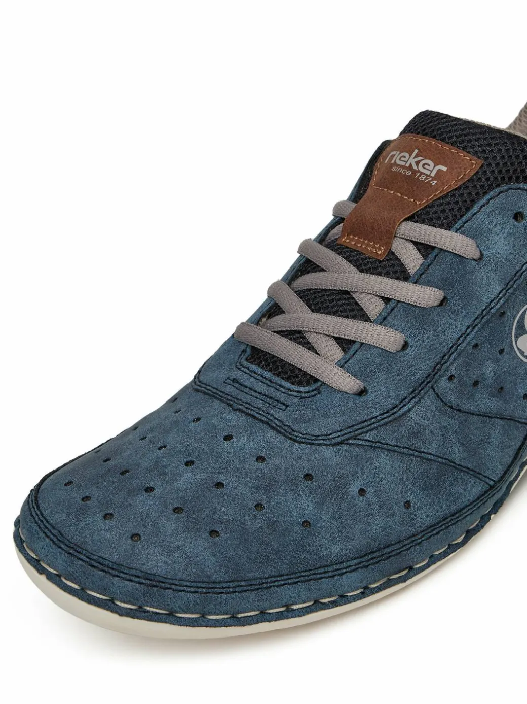 Scarpe basse 07506-16 Blu scuro