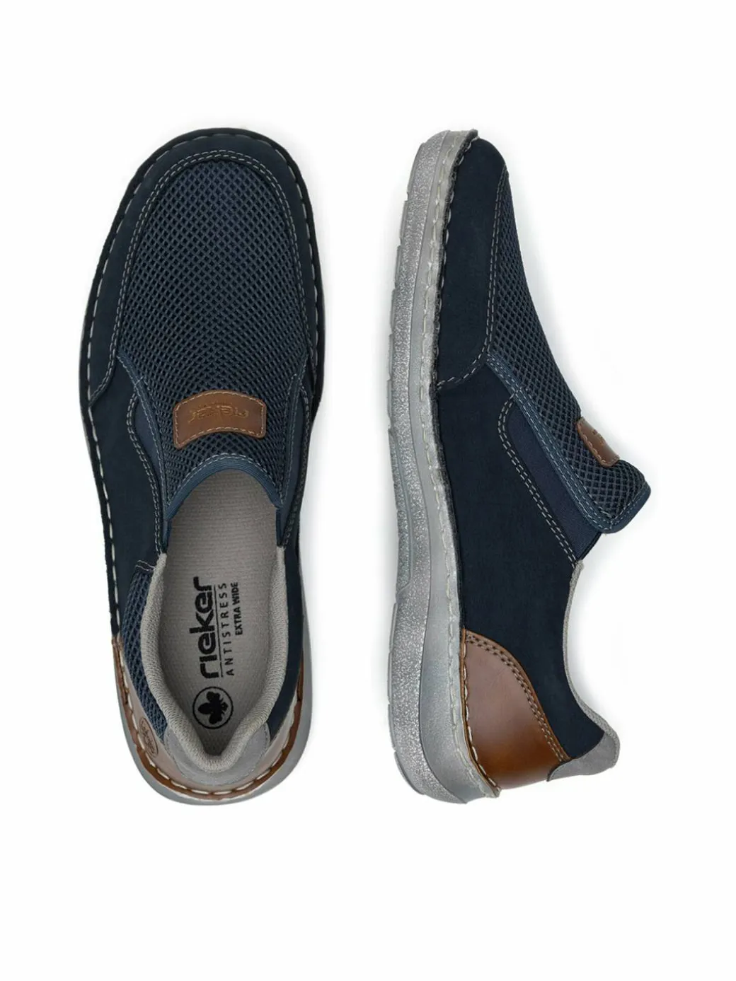 Scarpe basse 03053-14 Blu scuro