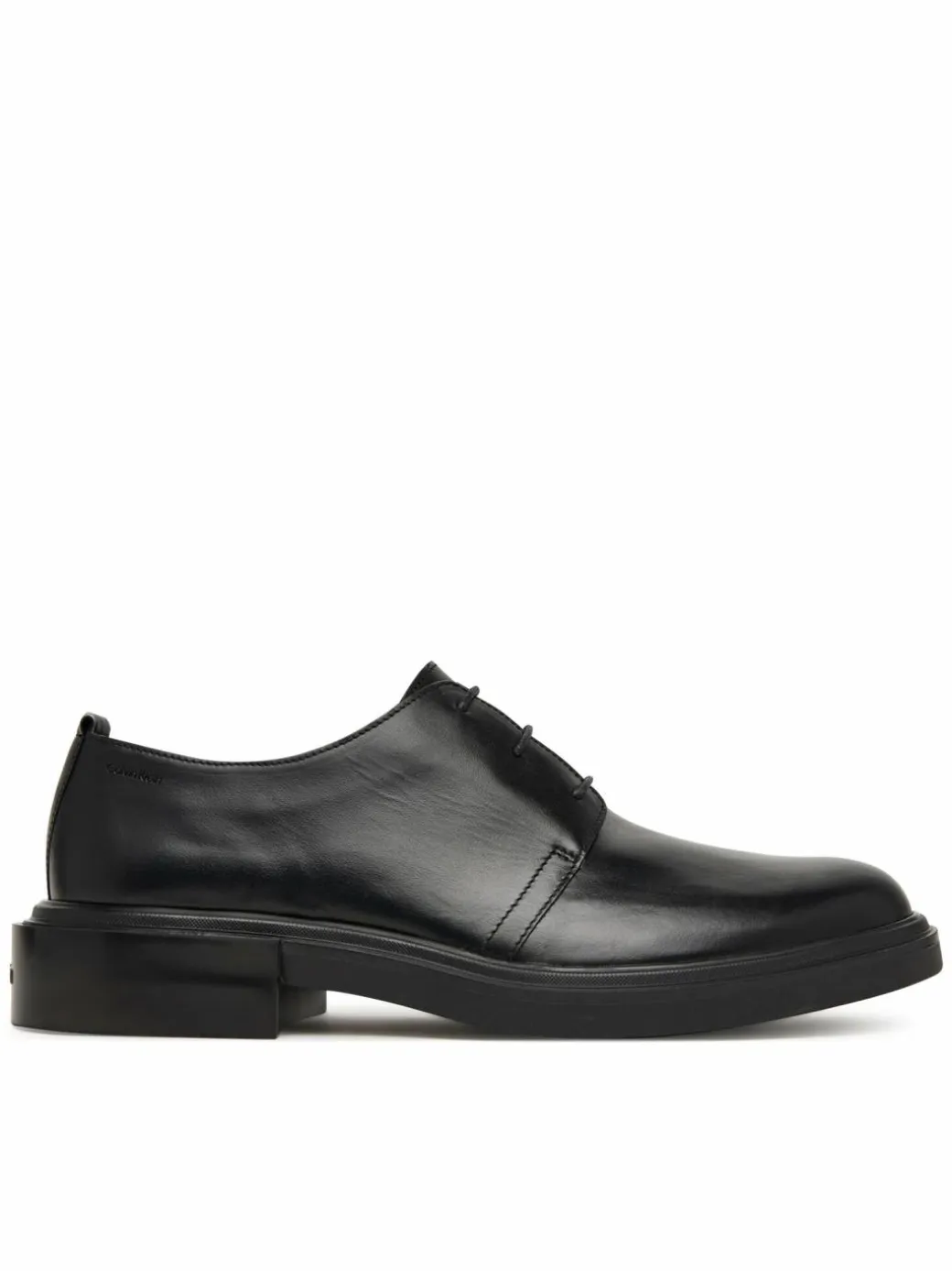Scarpe basse Cupped Postman Derby Laceup Lth HM0HM01996 Nero