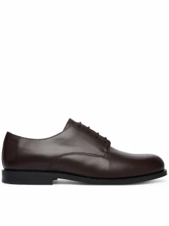 Scarpe basse Ess Rubber Derby Lth HM0HM02056 Marrone scuro