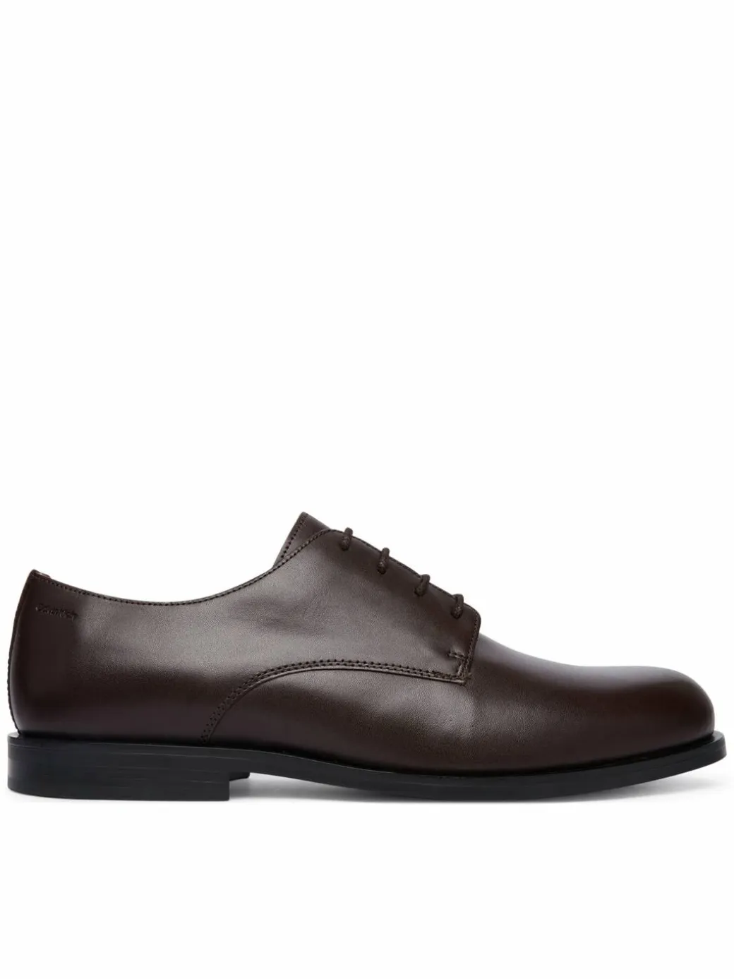 Scarpe basse Ess Rubber Derby Lth HM0HM02056 Marrone scuro