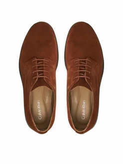 Scarpe basse Ess Rubber Derby Su HM0HM01928 Marrone
