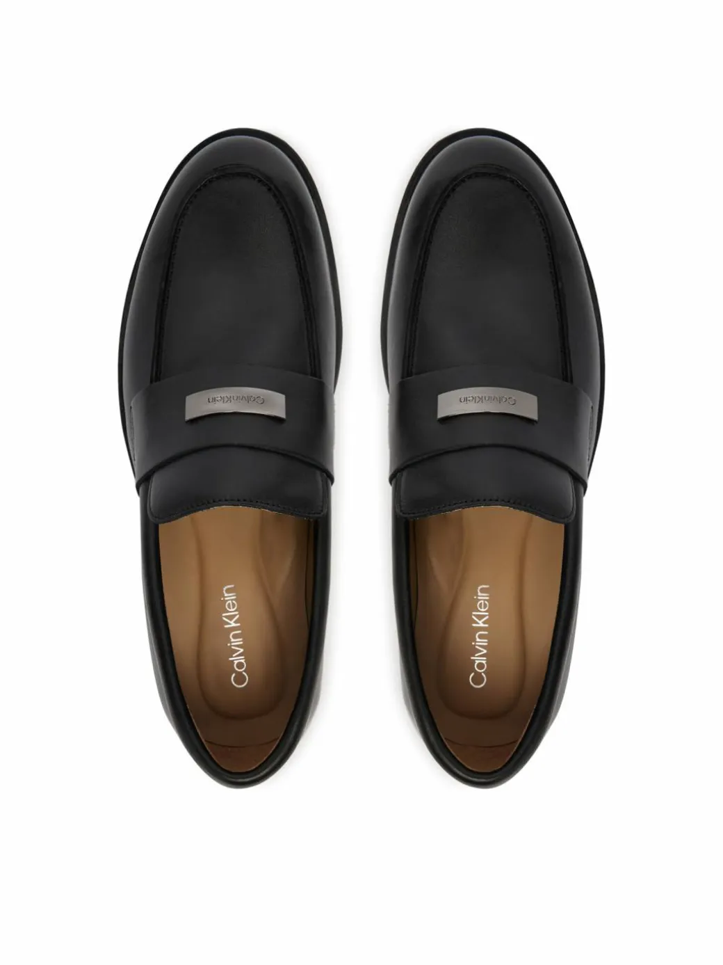 Scarpe basse Ess Rubber Loafer Hw Plaq Va Lth HM0HM02177 Nero