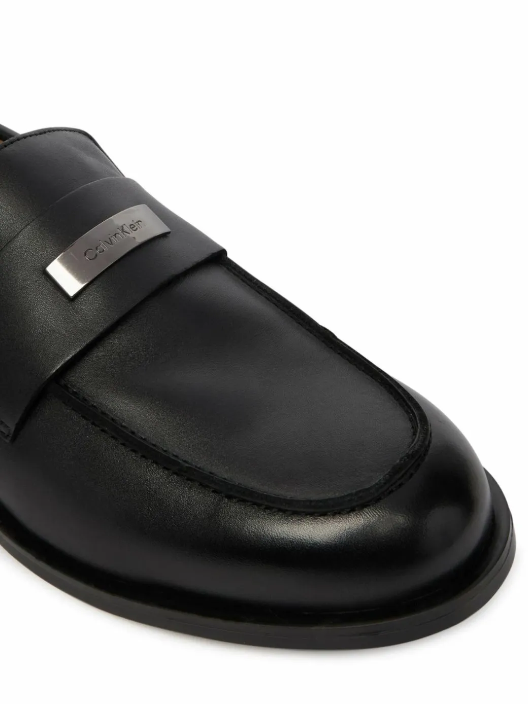 Scarpe basse Ess Rubber Loafer Hw Plaq Va Lth HM0HM02177 Nero