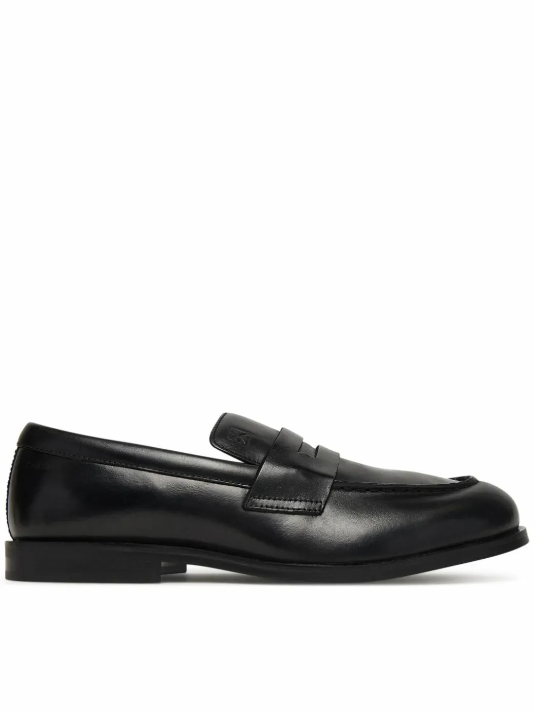 Scarpe basse Ess Rubber Penny Loafer Pol Lth HM0HM02025 Nero