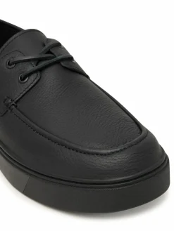 Scarpe basse Hybrid Clean Boat Shoe Lth HM0HM02233 Nero