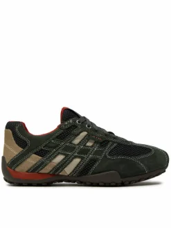 Scarpe basse U Snake K U4207K 02214 C1300 Verde