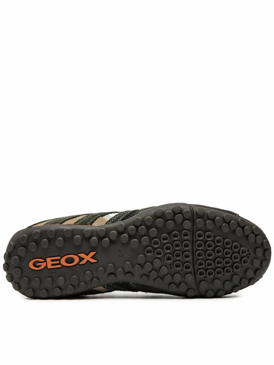 Scarpe basse U Snake L U4207L 02214 C1300 Verde