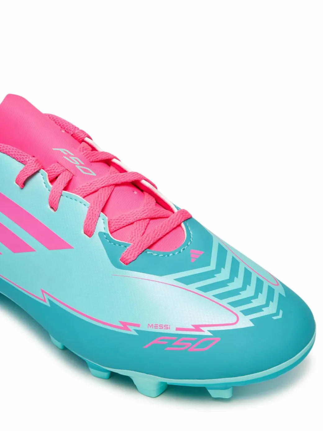 Scarpe da calcio F50 Club Messi Firm/Multi-Ground IH0929 Turchese