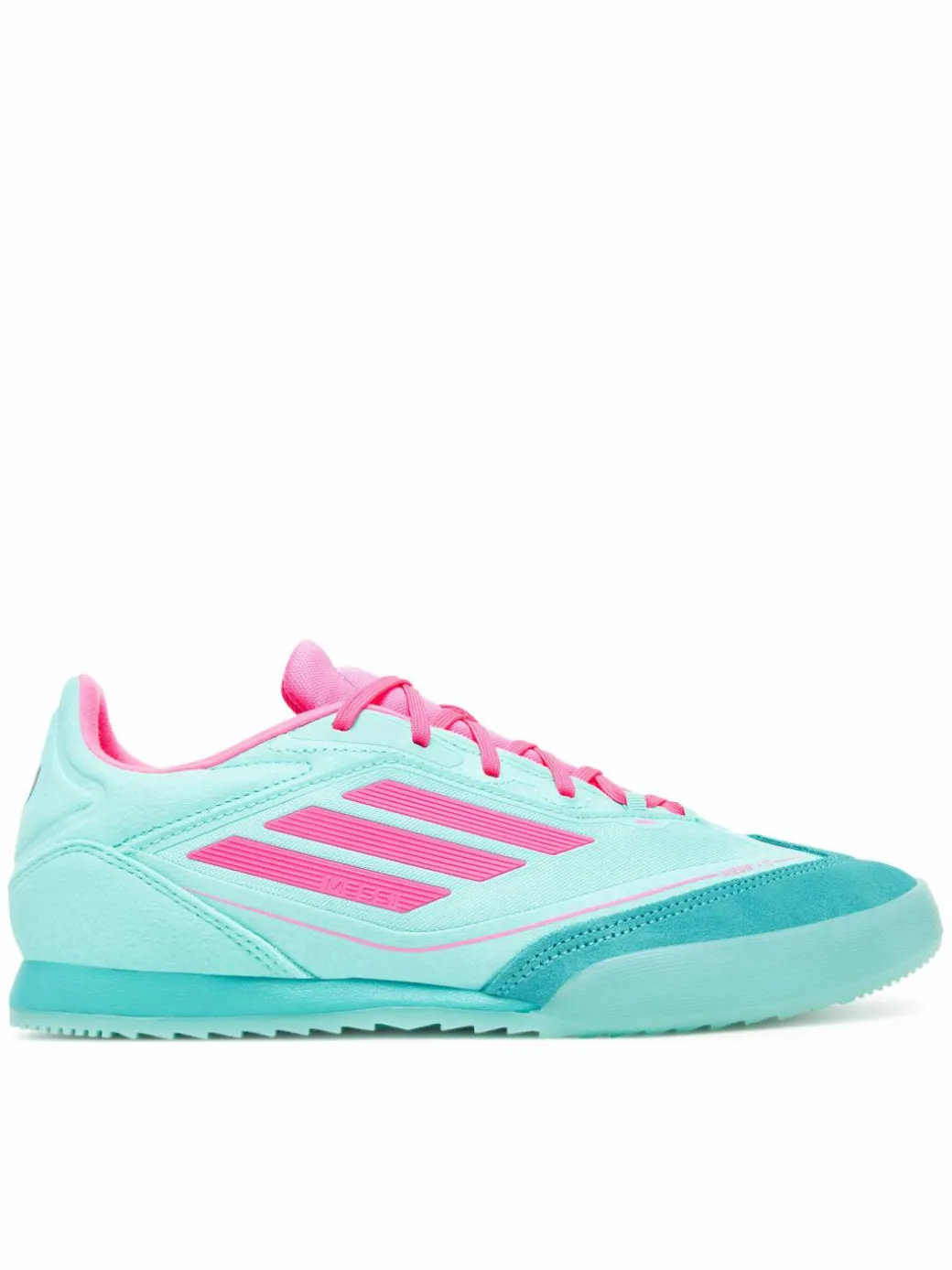 Scarpe da calcio F50 Messi Freestyle Indoor JH8831 Turchese