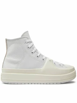 Scarpe da ginnastica Chuck Taylor All Star Construct Leather A02116C Bianco