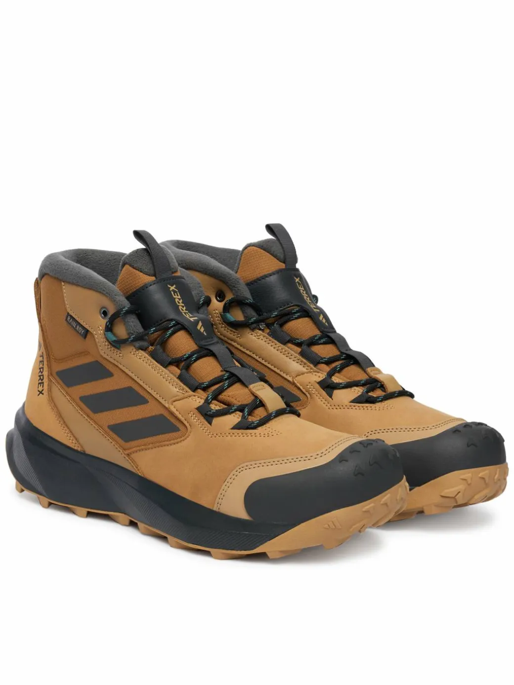 Scarpe da trekking Terrex Winter Leather Mid Cut Rain.Rdy Cold JR5297 Marrone