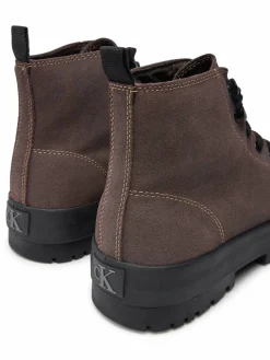 Scarponcini Lugged Hybrid High Laceup Auth YM0YM01092 Marrone
