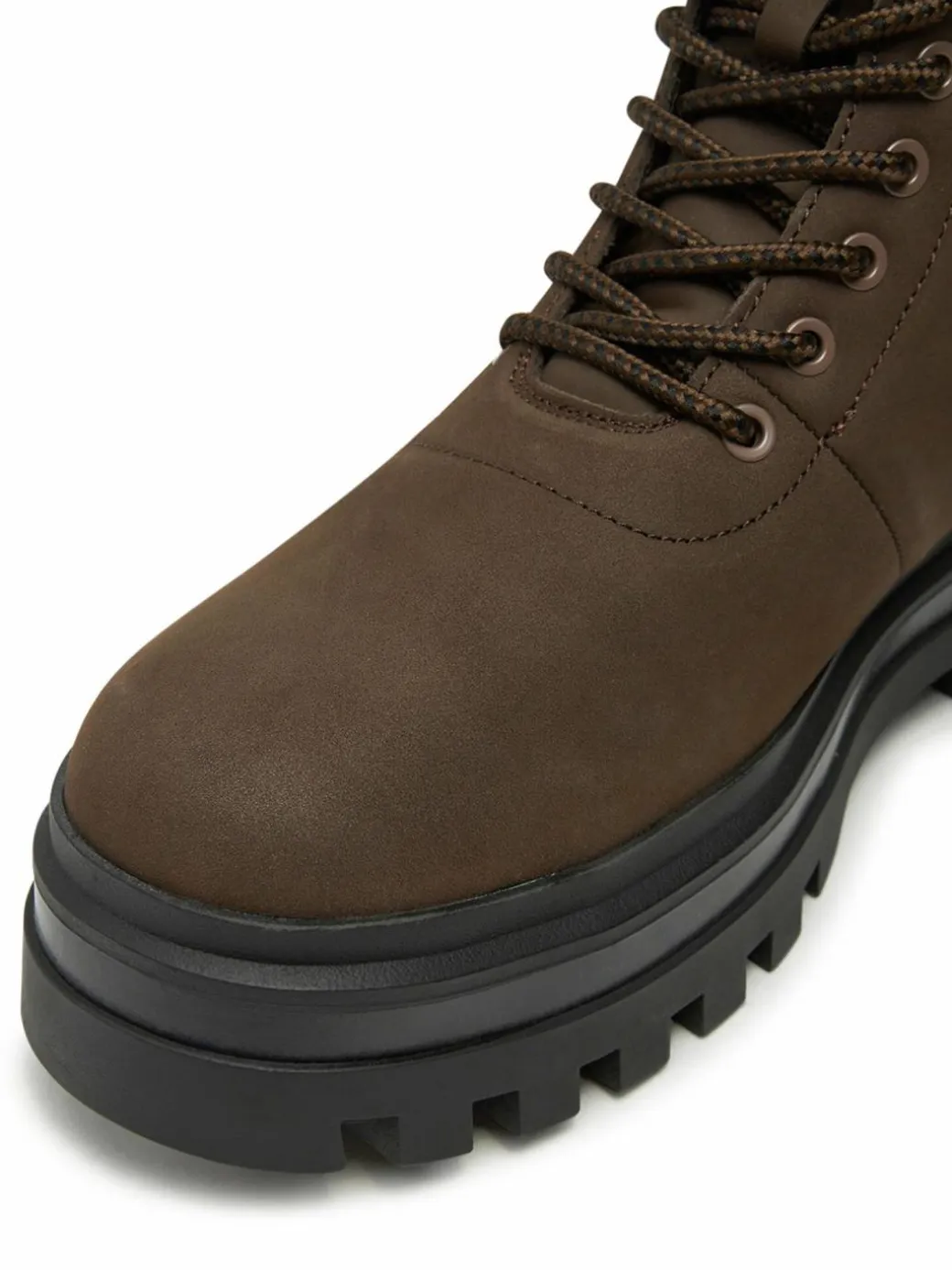 Scarponcini Lugged Laceup Boot Oxf Hiking Nb YM0YM01076 Marrone