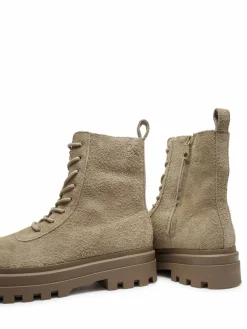 Scarponcini Lugged Lace Zip Boot Oxf Hr Su YM0YM01068 Beige