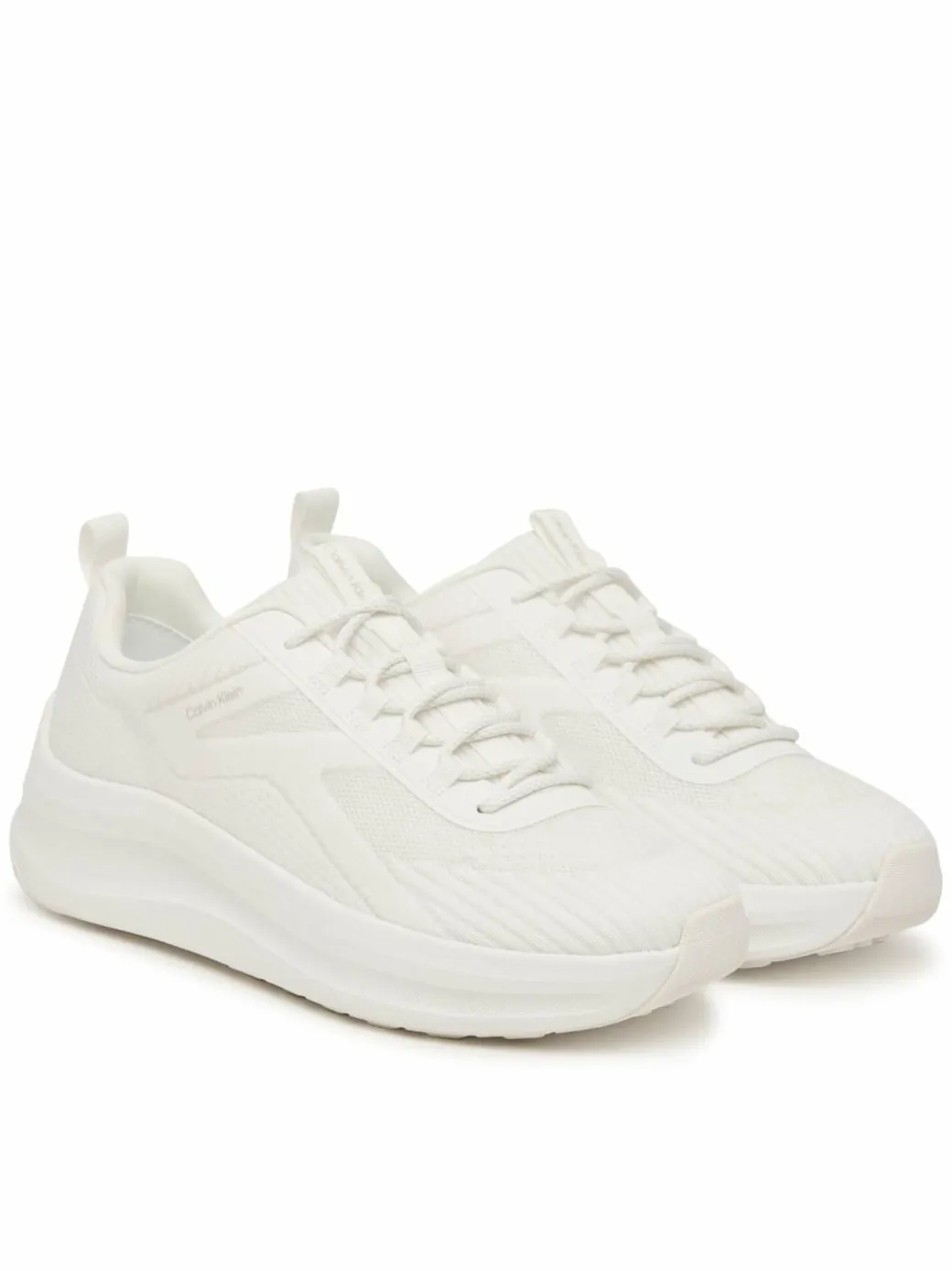 Sneakers Andrea - Chunky Ck Stripe Runner Trainers HM0HM02158 Bianco