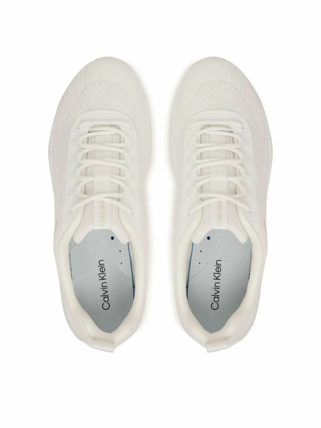 Sneakers Andrea - Chunky Ck Stripe Runner Trainers HM0HM02158 Bianco