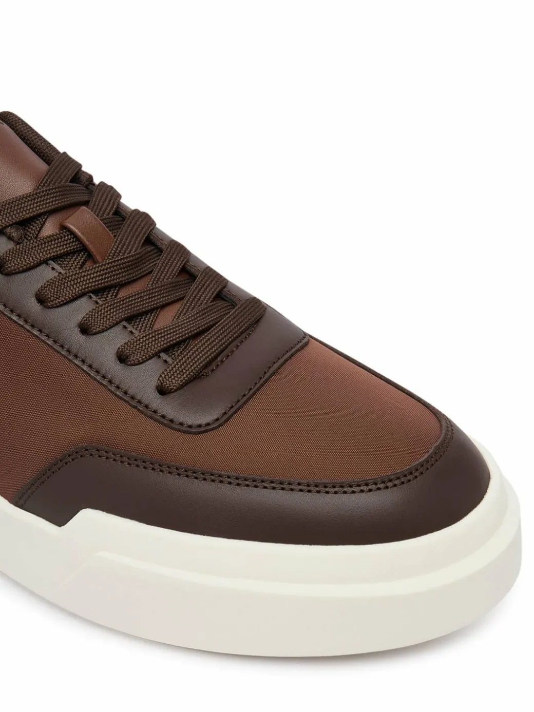 Sneakers Chunky Cups Laceup Ox Mix Mat HM0HM02326 Marrone