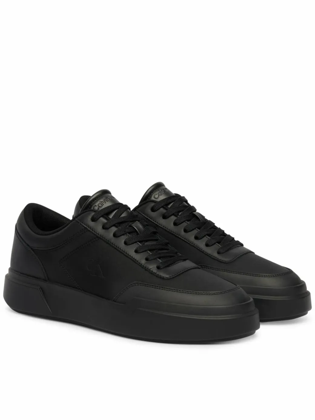Sneakers Chunky Cups Laceup Oxf Mix Mat HM0HM02326 Nero