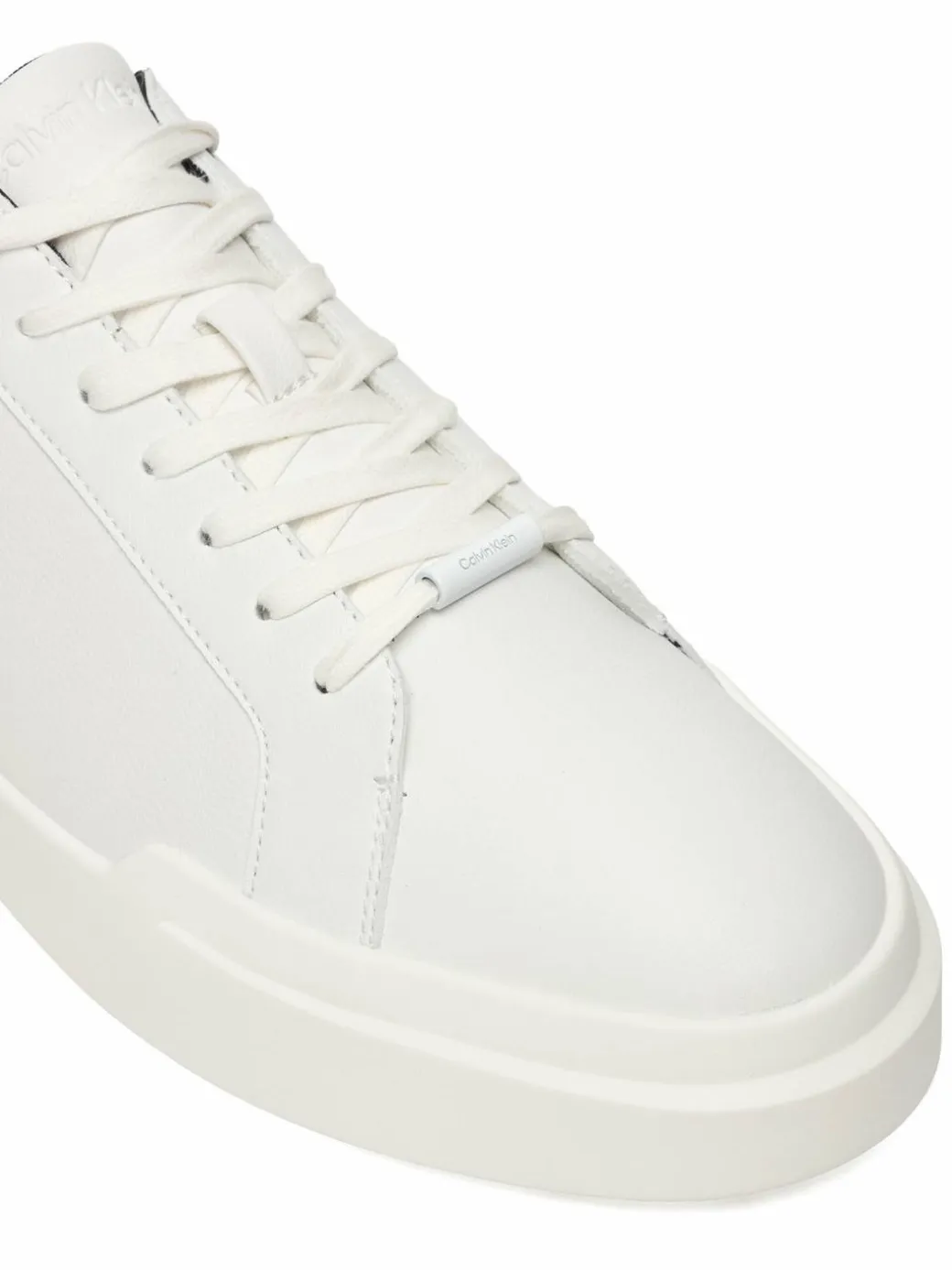 Sneakers Chunky Cupsole Laceup Clean Lth HM0HM02239 Bianco