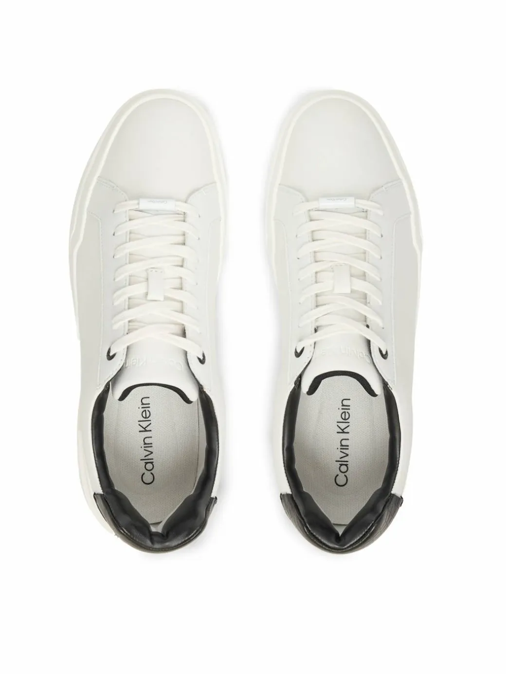 Sneakers Chunky Cupsole Laceup Clean Lth HM0HM02239 Bianco