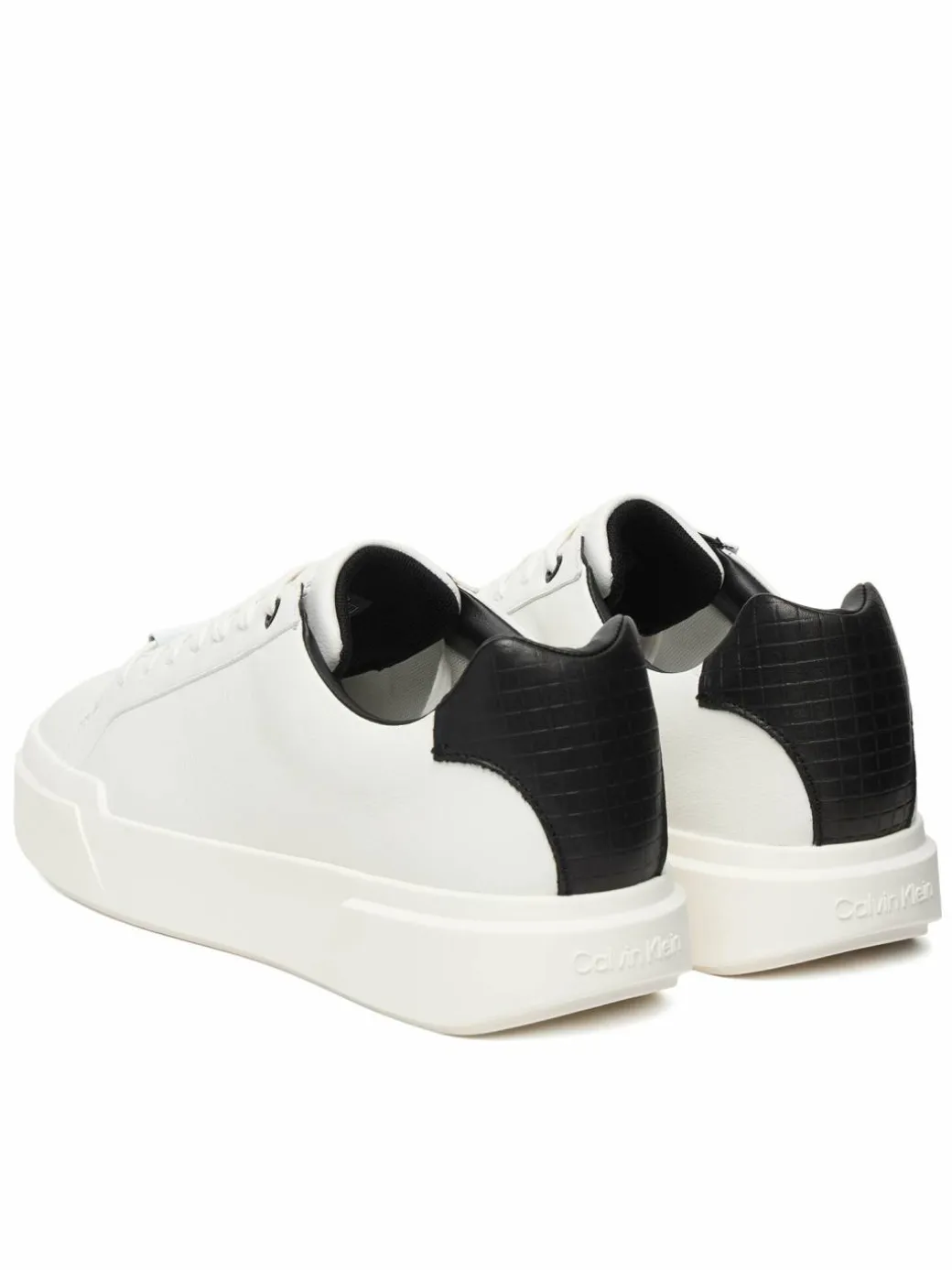 Sneakers Chunky Cupsole Laceup Clean Lth HM0HM02239 Bianco