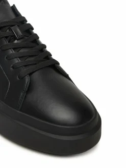 Sneakers Chunky Cupsole Laceup Lth YM0YM01344 Nero