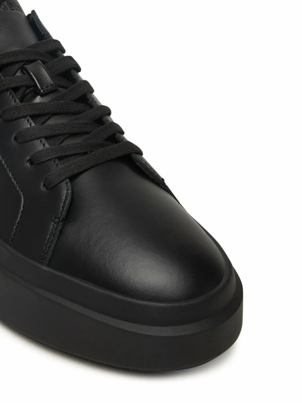 Sneakers Chunky Cupsole Laceup Lth YM0YM01344 Nero