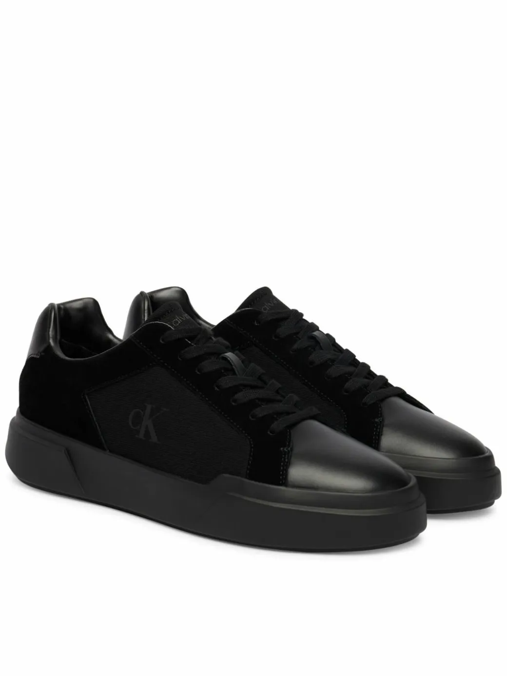 Sneakers Chunky Cupsole Laceup Cv Mix HM0HM02238 Nero