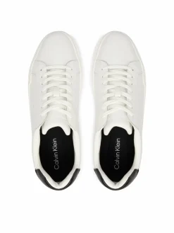 Sneakers Chunky Cupsole Laceup Lth YM0YM01344 Bianco