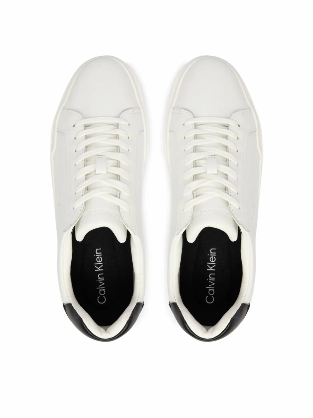 Sneakers Chunky Cupsole Laceup Lth YM0YM01344 Bianco