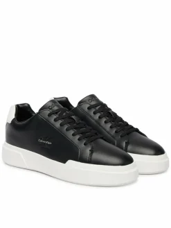 Sneakers Chunky Cupsole Laceup Lth YM0YM01344 Nero