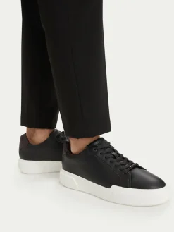 Sneakers Chunky Cupsole Laceup Clean Lth HM0HM02239 Nero