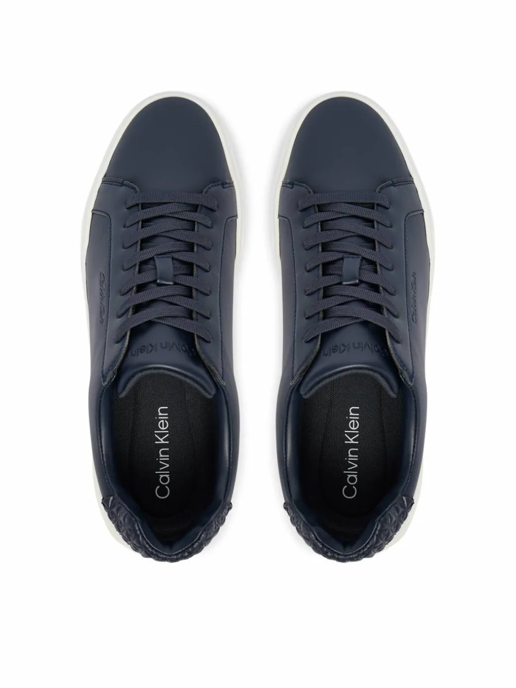 Sneakers Chunky Cupsole Laceup Lth Bt Aop HM0HM02070 Blu scuro