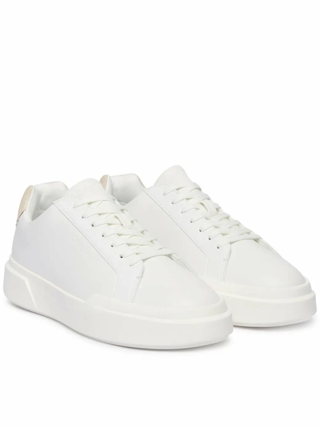 Sneakers Chunky Cupsole Laceup Lth Bt Aop HM0HM02070 Bianco