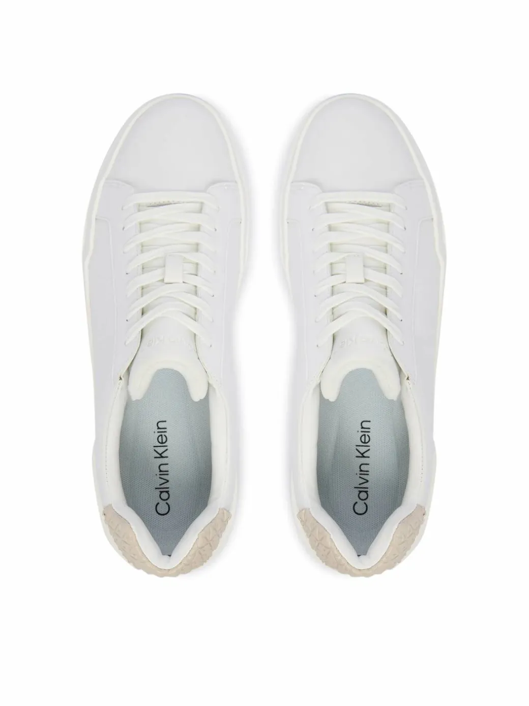 Sneakers Chunky Cupsole Laceup Lth Bt Aop HM0HM02070 Bianco