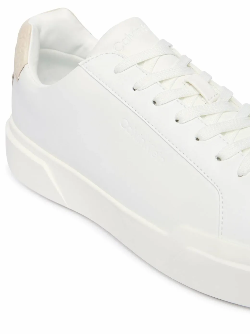 Sneakers Chunky Cupsole Laceup Lth Bt Aop HM0HM02070 Bianco