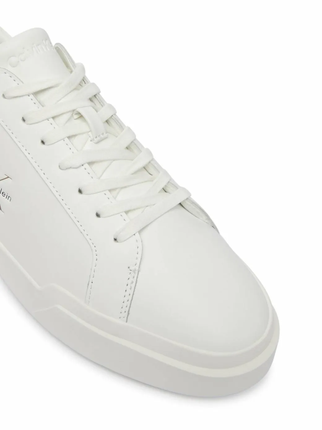Sneakers Chunky Cupsole Laceup Lth YM0YM01344 Bianco