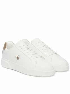 Sneakers Chunky Cupsole Laceup Lth YM0YM01344 Bianco