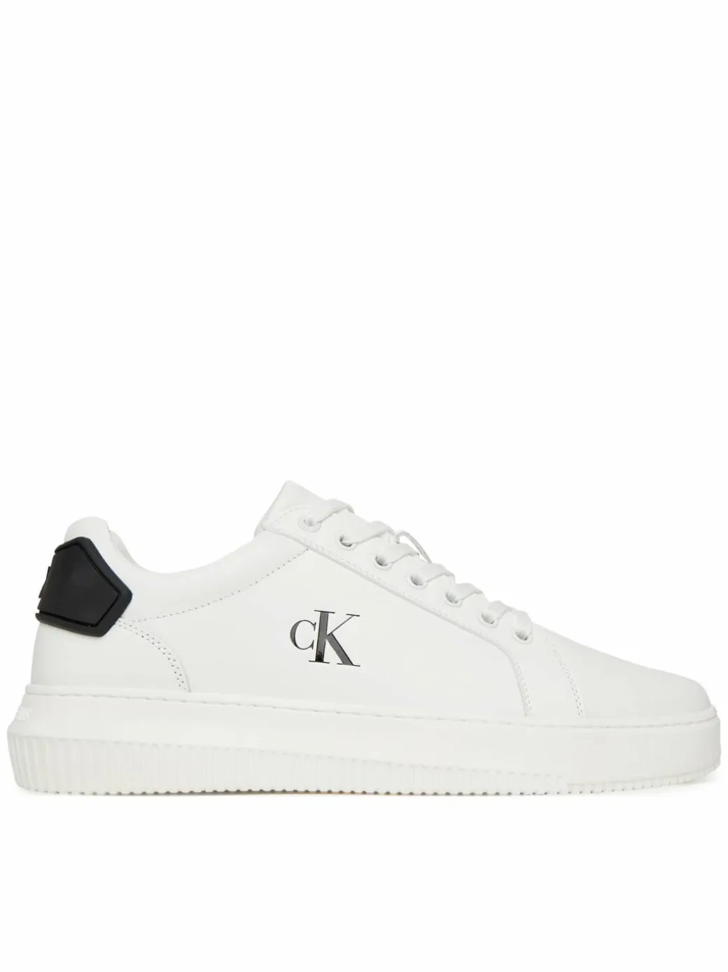 Sneakers Chunky Cupsole Ru Patch Lth YM0YM01296 Bianco