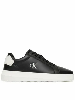 Sneakers Chunky Cupsole Ru Patch Lth YM0YM01296 Nero