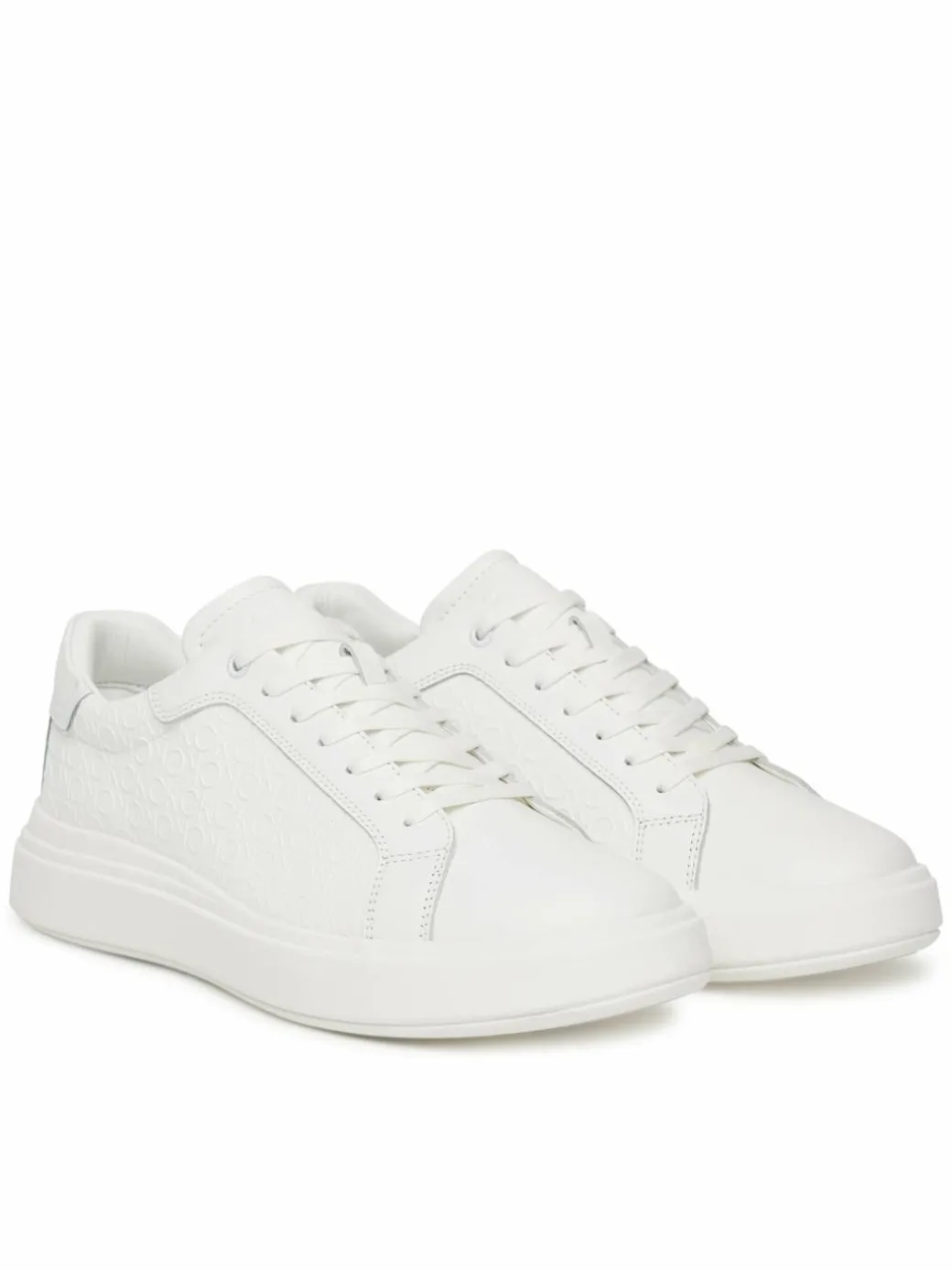 Sneakers Chunky Low Top Lace Up Mono HM0HM01970 Bianco