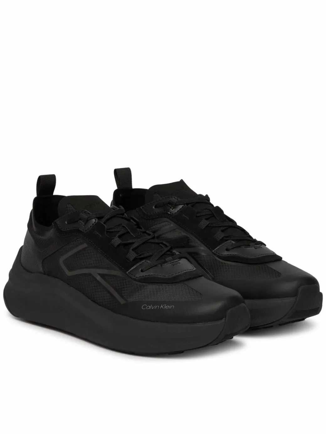 Sneakers Chunky Run Laceup Stripe Ny HM0HM02160 Nero