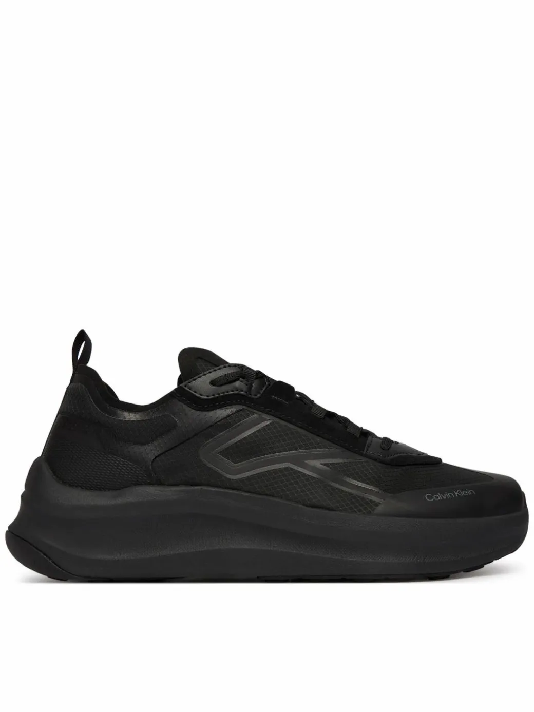 Sneakers Chunky Run Laceup Stripe Ny HM0HM02160 Nero