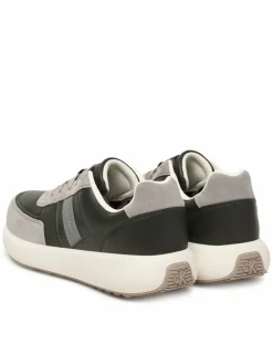 Sneakers City Runner Laceup Tape Lth HM0HM02033 Nero