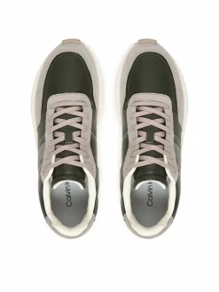 Sneakers City Runner Laceup Tape Lth HM0HM02033 Nero