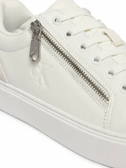 Sneakers Classic Cup Laceup Zip Lth YM0YM01437 Bianco