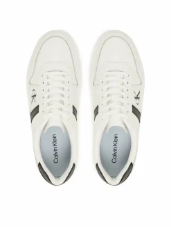 Sneakers Classic Cups Lace Lth Emb Tongue HM0HM02237 Bianco