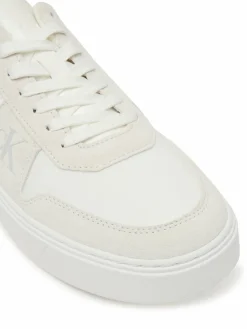 Sneakers Classic Cups Lace Mix Emb Tongue YM0YM01395 Bianco